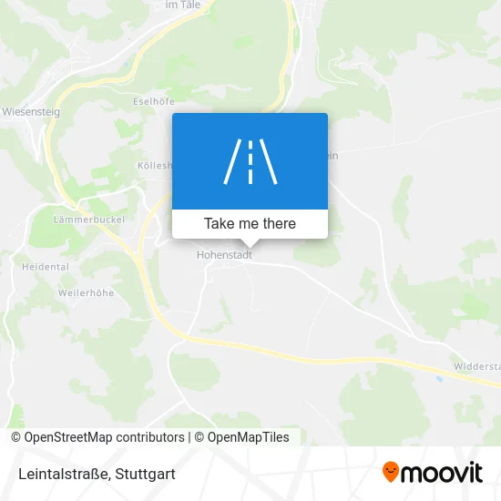 Карта Leintalstraße