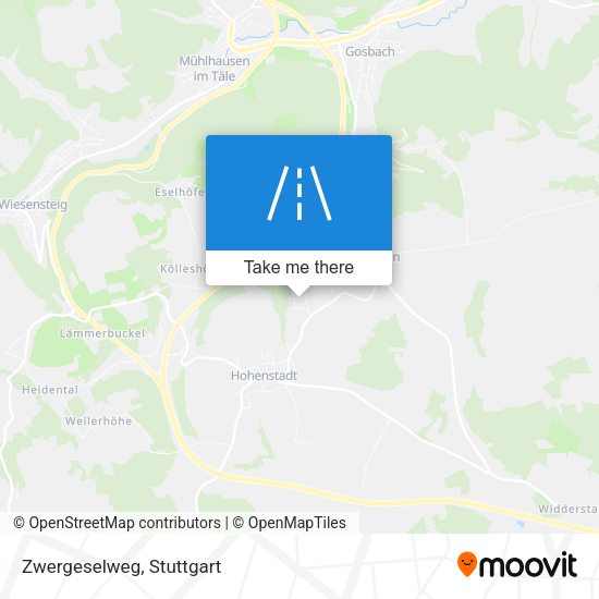 Карта Zwergeselweg