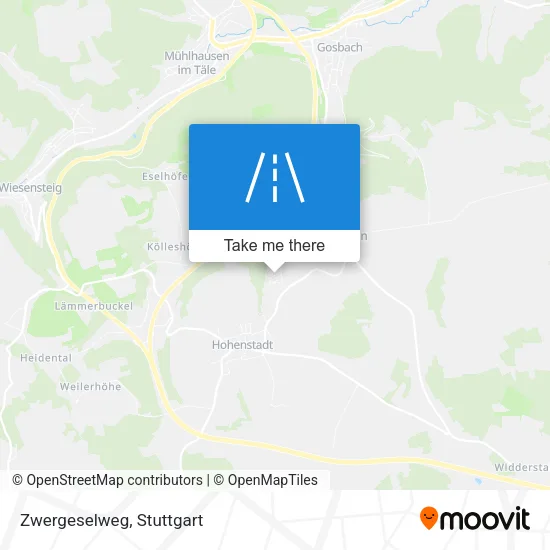 Карта Zwergeselweg