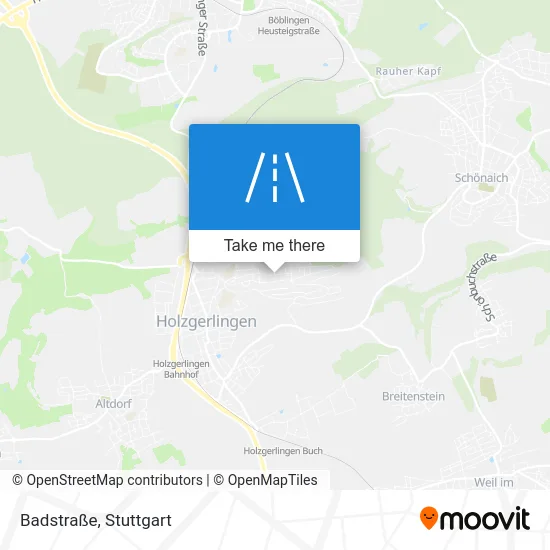 Карта Badstraße