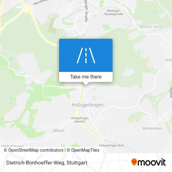Карта Dietrich-Bonhoeffer-Weg