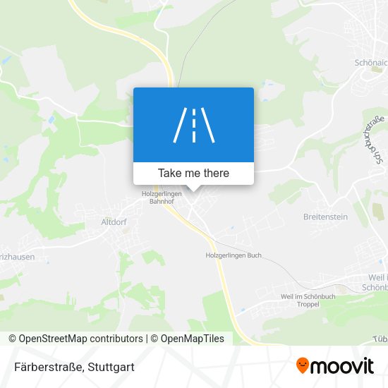 Färberstraße map