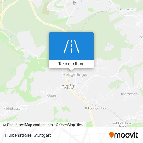 Hülbenstraße map