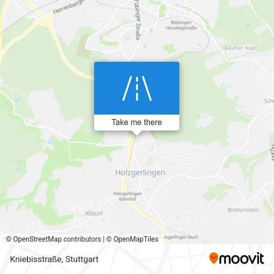 Карта Kniebisstraße