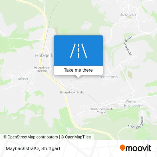 Карта Maybachstraße