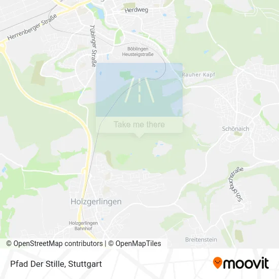 Карта Pfad Der Stille