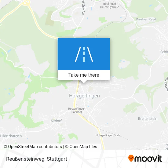 Карта Reußensteinweg
