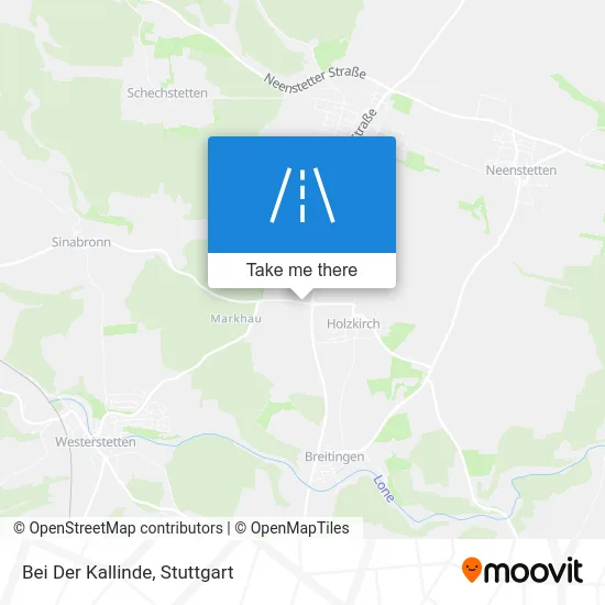 Карта Bei Der Kallinde