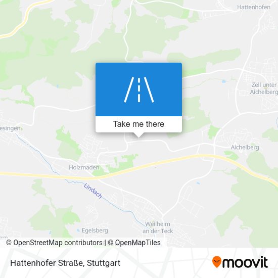 Hattenhofer Straße map
