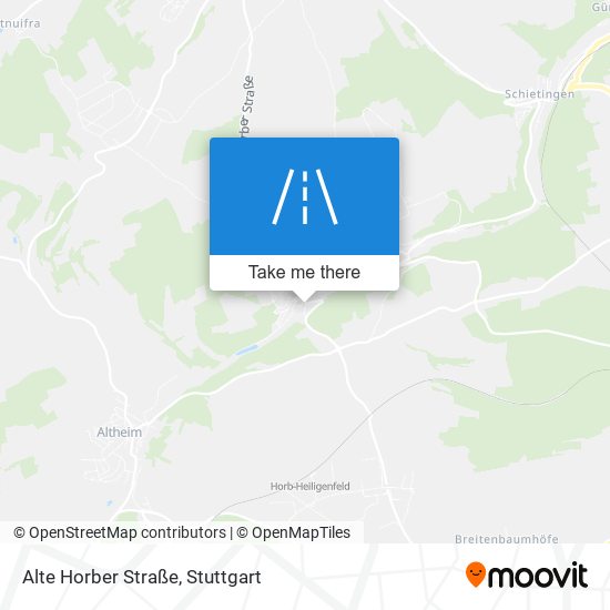 Карта Alte Horber Straße