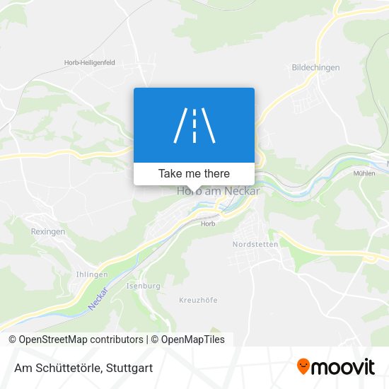 Am Schüttetörle map