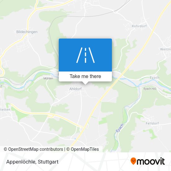Карта Appenlöchle