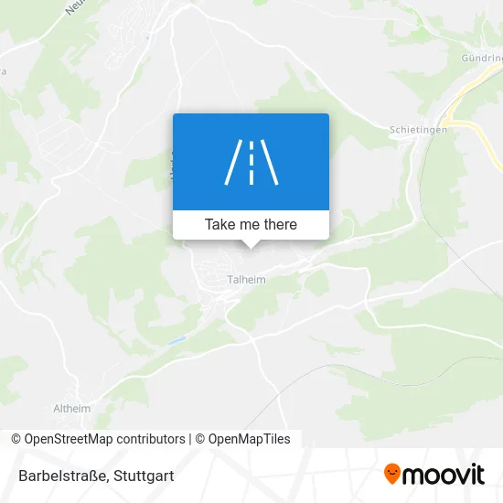 Карта Barbelstraße