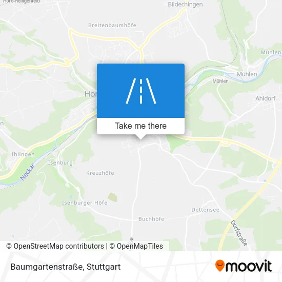 Карта Baumgartenstraße