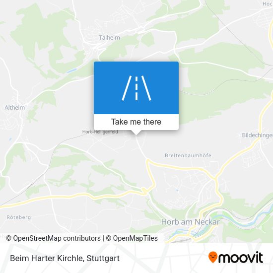 Beim Harter Kirchle map