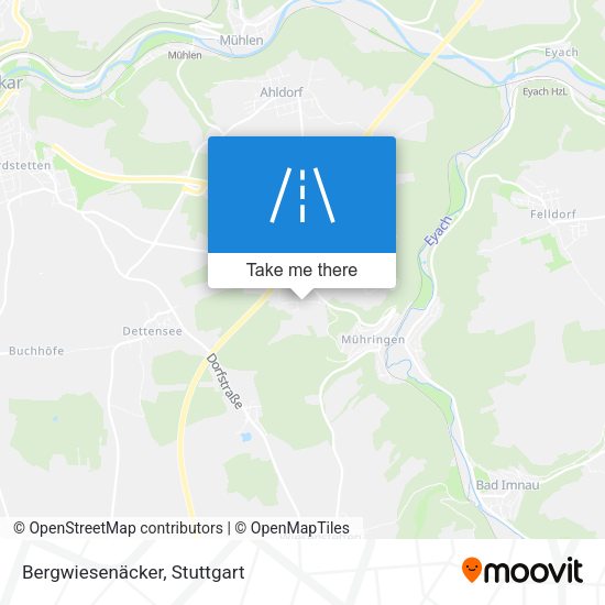 Bergwiesenäcker map