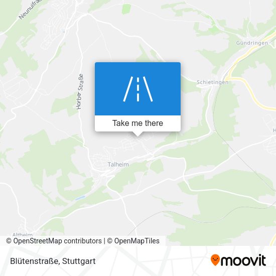 Blütenstraße map