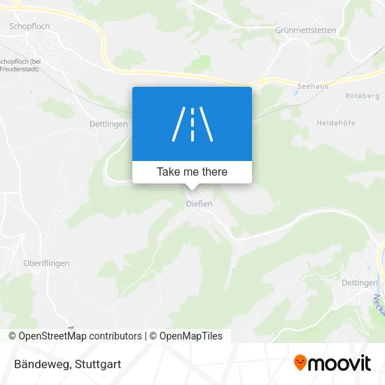 Карта Bändeweg
