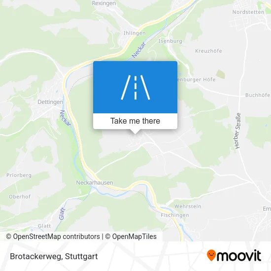 Карта Brotackerweg