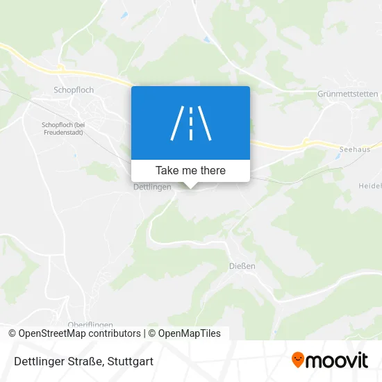 Карта Dettlinger Straße