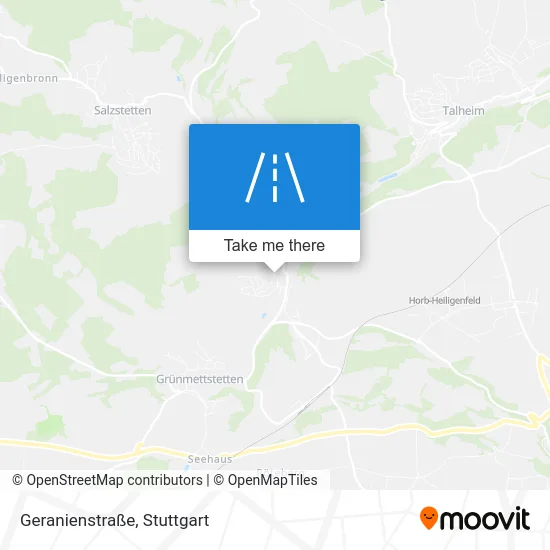 Карта Geranienstraße