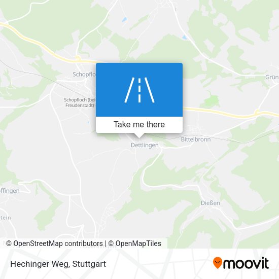 Карта Hechinger Weg
