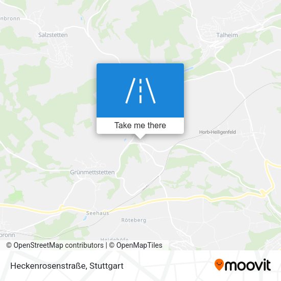 Heckenrosenstraße map