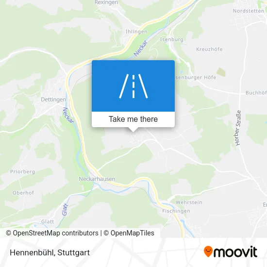 Карта Hennenbühl
