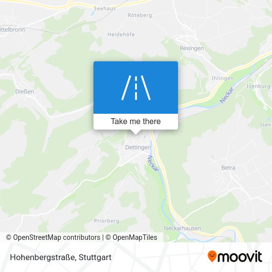 Hohenbergstraße map