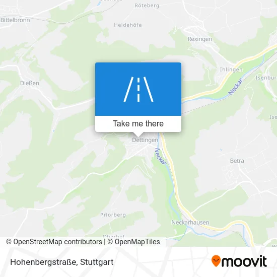 Карта Hohenbergstraße