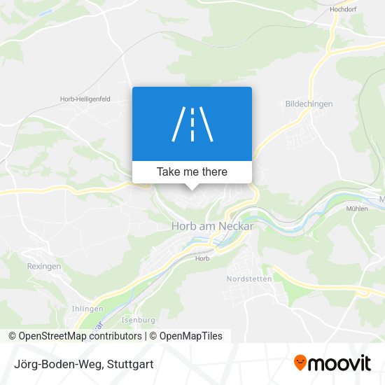 Jörg-Boden-Weg map