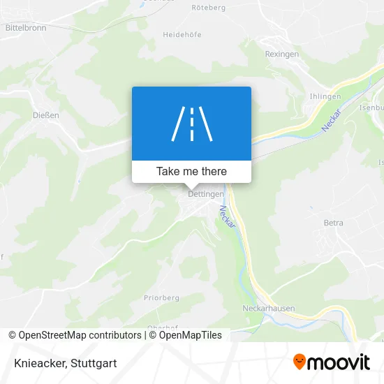 Knieacker map