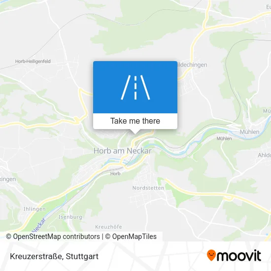 Карта Kreuzerstraße