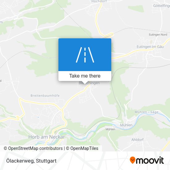 Карта Ölackerweg