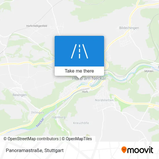 Карта Panoramastraße