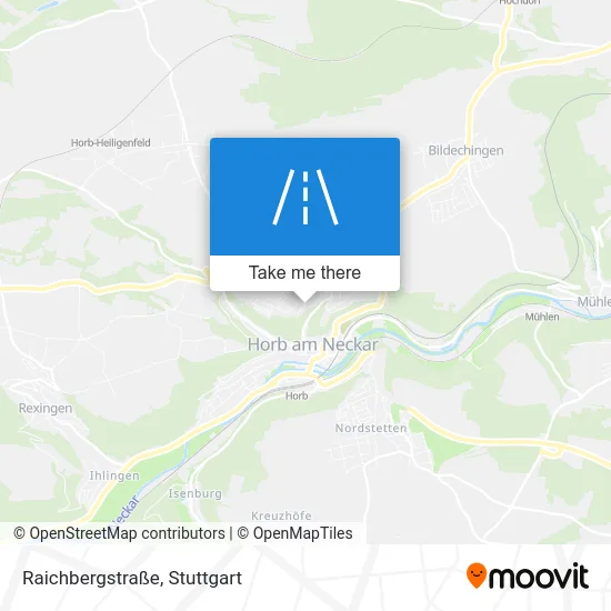 Карта Raichbergstraße