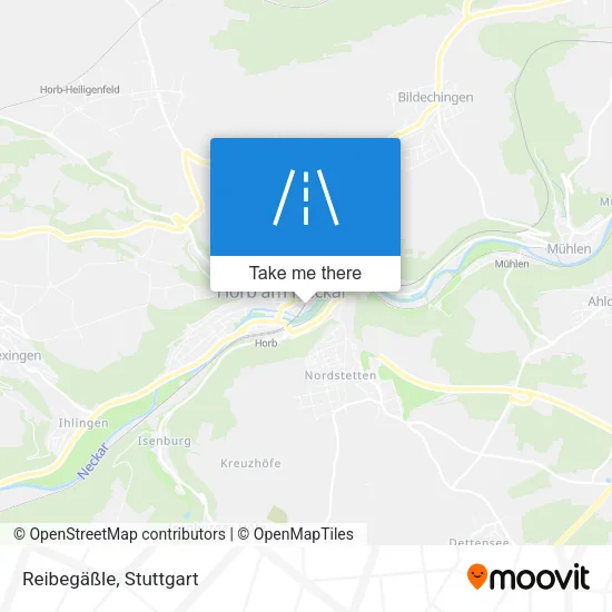 Карта Reibegäßle