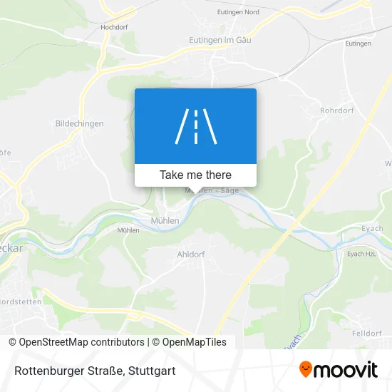 Карта Rottenburger Straße