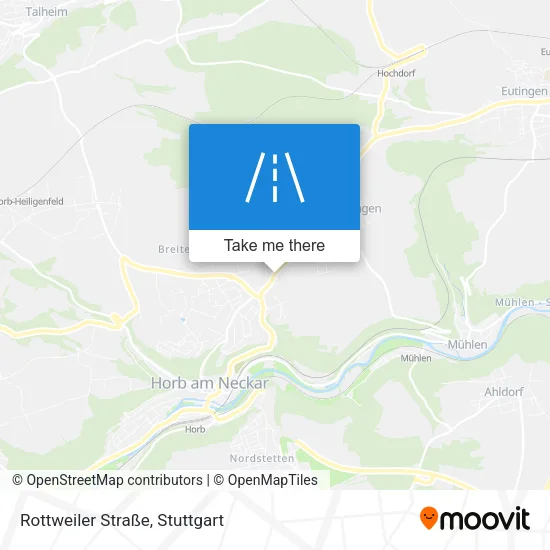 Карта Rottweiler Straße