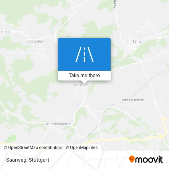 Карта Saarweg