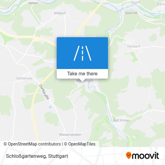 Schloßgartenweg map