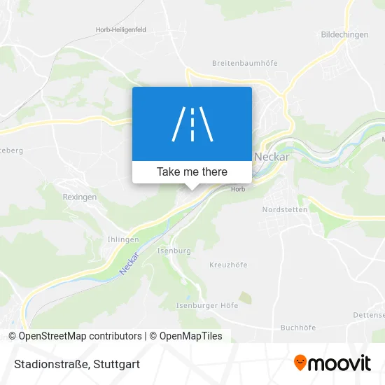 Карта Stadionstraße