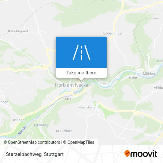 Карта Starzelbachweg