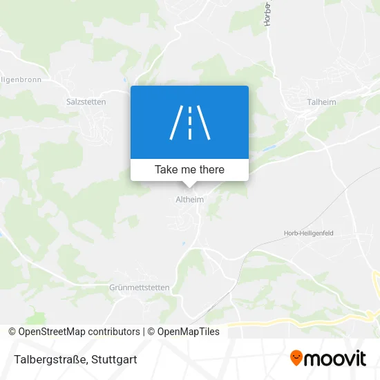 Карта Talbergstraße