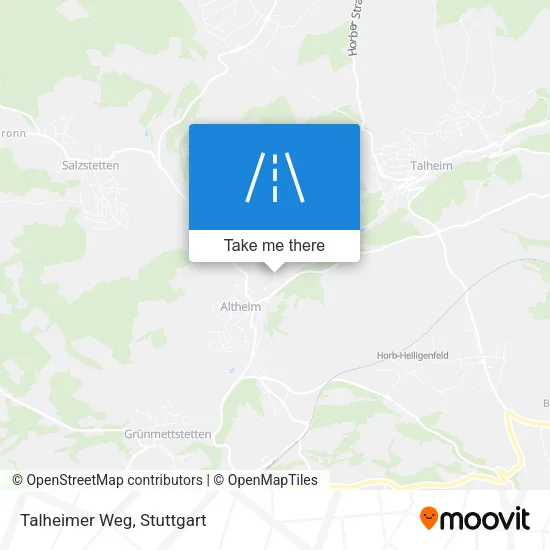 Карта Talheimer Weg