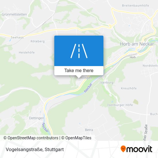 Карта Vogelsangstraße