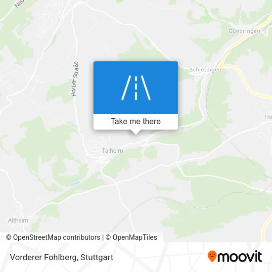 Карта Vorderer Fohlberg