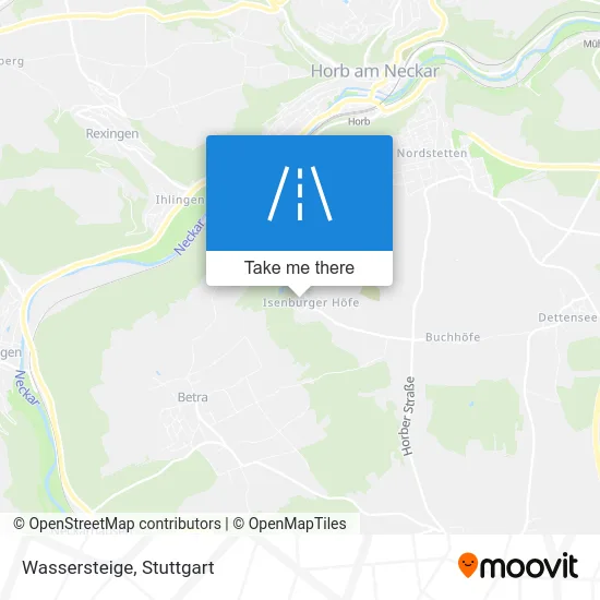 Карта Wassersteige