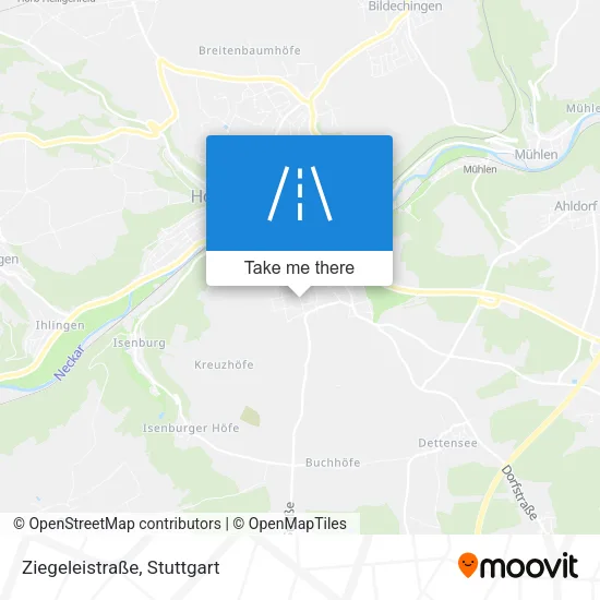 Карта Ziegeleistraße