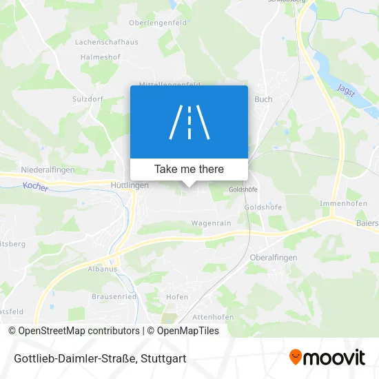 Карта Gottlieb-Daimler-Straße